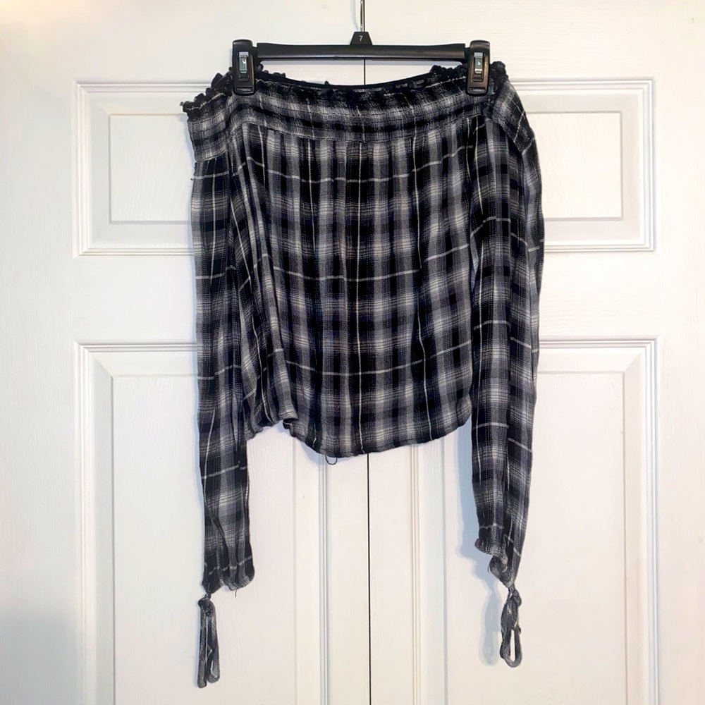 Off Shoulder Long Sleeve Top